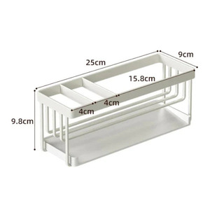 Porte-épices en verre élégant multi-usages pour garder les épices et les ingrédients organisés Porte-épices en verre tout-en-un - Product Image 4
