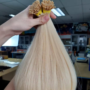 มัดผมตรงสีบลอนด์ลอนผมลอนหลวมผมดิบ - Product Image 1