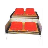 Système de sièges télescopiques rétractables JY-706 pour terrain de basket-ball, gymnase intérieur, stade, gradins pliants
