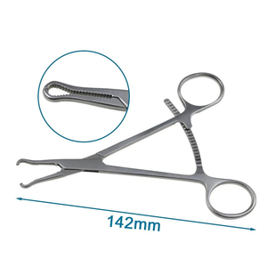 Pince chirurgicale orthopédique professionnelle QNQ, petite pince manuelle en acier inoxydable, instrument dentelé, ensemble d'instruments de classe I - Product Image 4