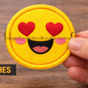 Parche Bordado Termoadhesivo de Ojos de Corazón para Chaqueta, Mochila, Ropa, Parche de Reacción Adorable - Product Image 3
