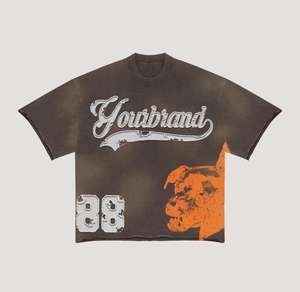 2025 Best Quality <b>Men</b> 2 Piece <b>Shirt</b> With Shorts Quick dry 100% Cotton casual Streetwear Silk Screen Printed T-<b>Shirt</b> Set - Product Image 2