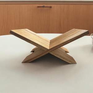 Custom Wooden Book <b>Stand</b> for Reading, Adjustable <b>Desktop</b> Display Rack Holder for Cookbooks Music Scores Magazine - Product Image 1