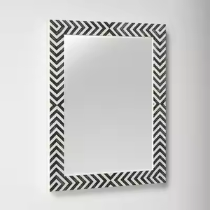 Espejo de Pared con Marco Tallado, Decorativo, Ecológico, Personalizado, Estilo Moderno Rústico, para Dormitorios - Product Image 2