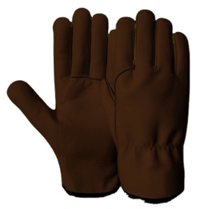 High Quality Heavy Duty Cowhide Grain Leather Driving Work <b>Gloves</b> Reflective Industrial Safety Hand Protection Construction - Product Image 2