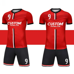 Maillot de football personnalisé en usine avec logo et numéros imprimés T-shirts de football Maillot de football américain respirant - Product Image 2