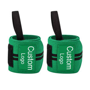 ขายส่งที่กำหนดเองการออกแบบข้อมือห่อพิเศษหนักยกน้ำหนักข้อมือห่อ - Product Image 4
