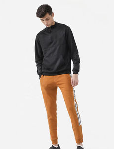 Pantalones de chándal informales para hombre, ropa deportiva de cintura media con cierre de cordón, pantalones de chándal ajustados para uso físico y en el gimnasio, teñido liso - Product Image 6