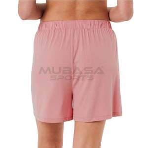 Pantalones cortos deportivos de secado rápido transpirables al por mayor para mujer, nuevo diseño relajado informal suelto con logotipo de patrón caliente en la cintura - Product Image 4