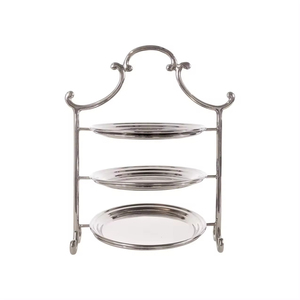 Wedding <b>Tabletop</b> Decorative Cake Stand Popular Design Silver and Gold Color Expensive Look at Wholesale Price - Product Image 5