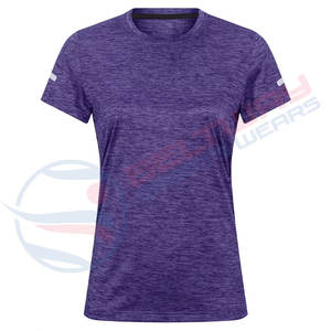 Venta al por mayor de calidad superior de las mujeres camisetas Casual de manga corta ropa de calle diseño personalizado transpirable cuello redondo - Product Image 4