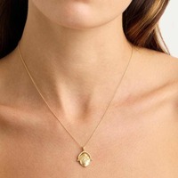 Collier de Moissanite en laiton fait à la main pour femmes et filles de haute qualité avec une belle finition pour les fêtes de mariage et les cadeaux