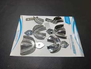 ชุดถาดพิมพ์ฟันสแตนเลส อุปกรณ์ทางการผ่าตัดสำหรับการดูแลฟันปลอม - Product Image 3