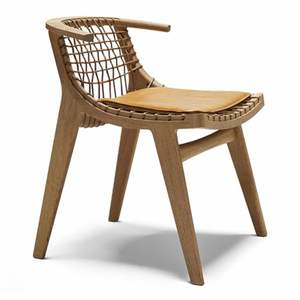 Vache japonaise Design SABI WABI fauteuil en bois de frêne pour manger en plein air pour la maison salon loisirs chambre villas intérieur - Product Image 1
