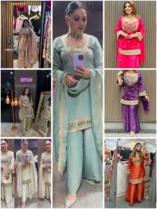 ชุดเซ็ต 4 ชิ้น ผ้าคอสมอส สำหรับผู้หญิง จากซัพพลายเออร์อินเดีย ประกอบด้วยเสื้อทันสมัย กางเกงปาลาซโซ และชิ้นส่วนเข้าชุด ราคาส่งออก - Product Image 4