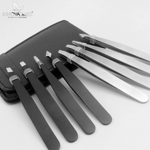 อุปกรณ์กำจัดขนบนใบหน้าสเตนเลสสตีล,แหนบถอนคิ้วแบบกำหนดเองคุณภาพดีเครื่องมือที่คิดค้น - Product Image 2