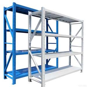 Étagères industrielles robustes en acier, rayonnages métalliques sans boulons pour entrepôt - Product Image 2