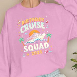 Sudaderas de mujer Birthday Cruise Squad 2025 - Product Image 4