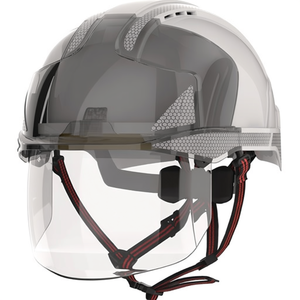 Casque d'escalade industriel EVO VISTAshield Dualswitch (Blanc/Fumé)-ABS EN 397 EN 50365 EN 12492 JSP - Product Image 3