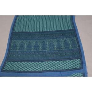 Tissu Saree indien Boho vintage 5 Yards de soie viscose florale pour l'artisanat Upcycling couture couture - Product Image 2