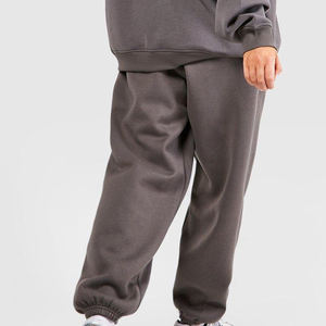 Ropa deportiva personalizada para mujer French Terry Jogger Conjunto de chándal de dos piezas Conjunto de pantalones de chándal y Sudadera con capucha para mujer - Product Image 3