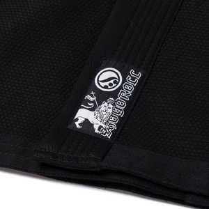 Ensemble Kimono de Jiu-Jitsu Officiel Gracie Barra Bleu Marine Storm, Modèles Single, Double et Pearl Wave, Tenue de Compétition Complète GI Bleue - Product Image 5