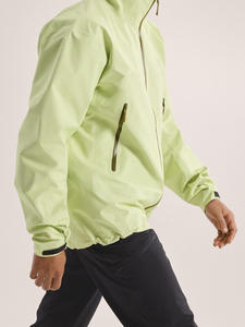 Veste coupe-vent légère à col montant et fermeture éclair indispensable pour hommes, vente en gros, tissu doux et chaud, vêtements de voyage coupe-vent - Product Image 3