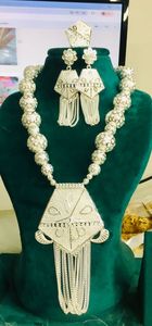 Último diseño 925 Plata DDP cristal moda joyería conjuntos para bodas Envío Directo Francia EE. UU. Mayotte Comoras mejor compra India - Product Image 2