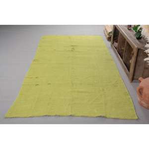 Tapis Moderne Classique en Laine Verte 5.5X11.7 pieds Vintage Turc Design Patchwork Motif Latex Grand Rectangle pour Entrée Couloir - Product Image 2