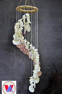 Carillon éolien en coquillages écologiques en gros |   Carillon à vent en coquillages côtiers pour la décoration de la maison et du jardin |   Fournisseur vietnamien - Product Image 2