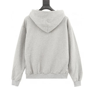 Vente en gros de haute qualité 350 GSM pull pour hommes impression personnalisée broderie sweats à capuche zippés - Product Image 2