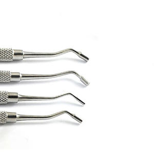 Juego de 3 Instrumentos Dentales Manuales de Acero Inoxidable para Obturaciones de Composite Plano, con Puntas Recubiertas de Titanio - Product Image 2