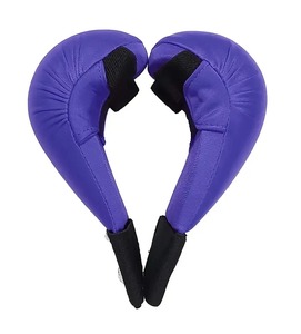 Guantes protectores de Karate azul con protección de pulgar para Artes Marciales Taekwondo entrenamiento lucha acolchada seguridad Karate mitones - Product Image 6