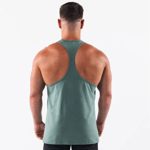 Débardeur vierge Stringer Muscle Fit respirant Offres Spéciales personnalisé OEM T-shirt de gymnastique sans manches pour hommes - Product Image 4