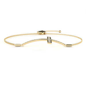 Pulsera de Diamantes Cultivados en Laboratorio de Oro de 18K, Hermosas Pulseras y Brazaletes de Diamantes - Product Image 3