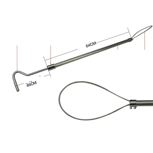 ชุดแท่งยาวแบบปรับได้ทำจากสเตนเลสสตีลเข็มฉีดยาสัตวแพทย์แขนยาวแบบขยายได้ - Product Image 4