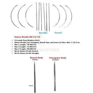 Agujas Quirúrgicas Profesionales Estériles, Diseño Pre-Esterilizado para Aplicaciones Clínicas y de Laboratorio - Product Image 5