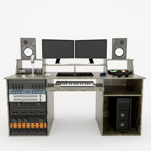 StudioDesk <b>Large</b> Minimalist Studio <b>Desk</b> 180x71x100cm Box-Leg Design Model SD68004 - Product Image 3