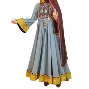 Hot selling Customized Kuchi Tribal Women <b>Dresses</b> Fabric Women <b>Wedding</b> Bridal <b>Dress</b> Lace Decoration Afghani Women Clothing - Product Image 5