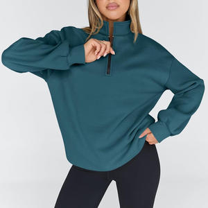 ชุดเสื้อสเวตเตอร์แฟชั่นประจำวันสำหรับผู้หญิงเสื้อสเวตเชิ้ตออกแบบเองได้มีตัวเลือกการพิมพ์และเย็บปักถักร้อยใส่สบาย - Product Image 2