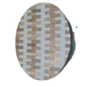 High Quality Bamboo Wooden Cup <b>Coasters</b> Low Prices Round Wood <b>Coaster</b> Supplier <b>Holder</b> Made India - Product Image 1