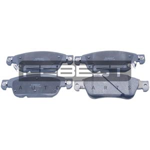 Set di pastiglie freno anteriori FEBEST (0201-CV36F) - Product Image 1
