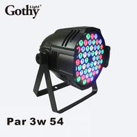 Projecteur LED UV d'intérieur 54 x 3W pour Fêtes de Famille, Anniversaires, Théâtre, Mariages et Éclairage Scénique