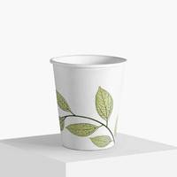 TBH Proveedor Mayorista de Vasos de Papel Desechables Blancos de 16 oz con Laminación de PE de Pared Simple para Agua Mineral, 100% Ecológicos