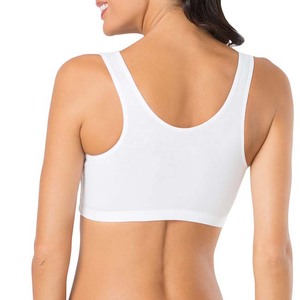 Soutien-gorge de sport personnalisé ajustable grande taille en coton vêtements de yoga pour femmes soutien-gorge de sport sans couture respirant à maintien élevé - Product Image 5