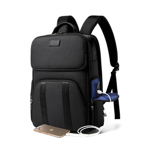 High Quality Men's Waterproof Business <strong>Notebook</strong> Bag Laptop Backpack <strong>With</strong> USB Charging Port - Product Image 1