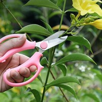 Ciseaux de taille-fleurs multifonctionnels GHT05, ergonomiques, pour la mise en forme des fleurs et la coupe des branches de jardin