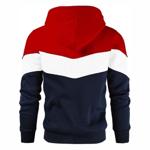 Sudadera con Capucha Esencial en Rojo Vibrante, Azul Marino y Blanco, Mezcla de Algodón Ultra Suave y Grueso, Diseño Personalizado de Alta Calidad - Product Image 2