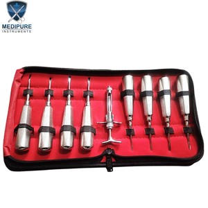 Elevadores de Raíz Dentales Profesionales y Jeringa de Anestesia Utilizados para Extracciones Dentales Quirúrgicas, Cirugía Oral, Instrumentos Dentales - Product Image 1