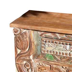 Handmade Vintage Wooden <b>Console</b> <b>Table</b> Luxury & <b>Rustic</b> Living Room Furniture Mirrored Feature Solid Wood for Entry Application - Product Image 6